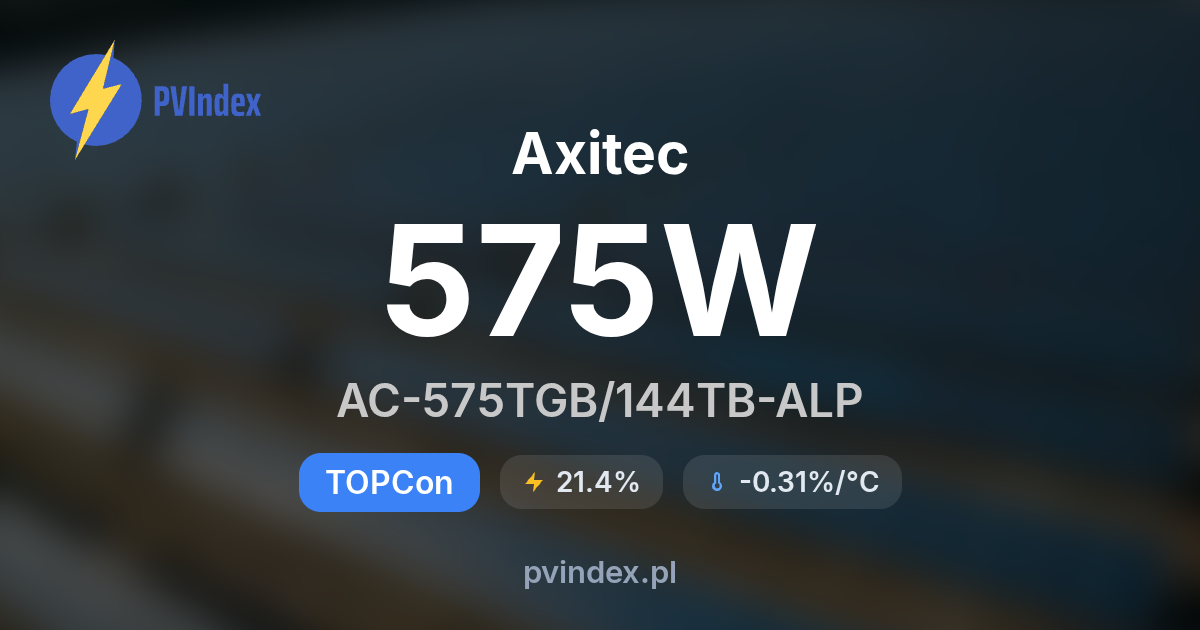Axitec AC-575TGB/144TB-ALP - specyfikacja techniczna, datasheet PDF ...